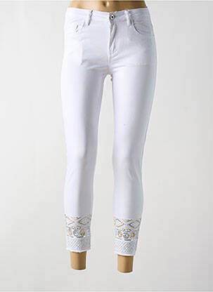 Jeans skinny taille normale taille normale blanc ZAC & ZOE femme
