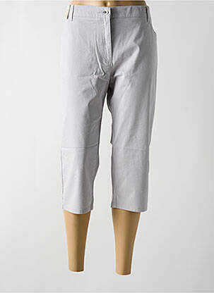 Pantacourt taille élastique taille normale gris GERKE MY PANTS femme
