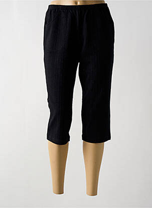 Corsaire stretch taille normale noir CHRISMAS'S femme