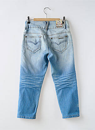 Pantacourt stretch taille basse bleu ONADO femme