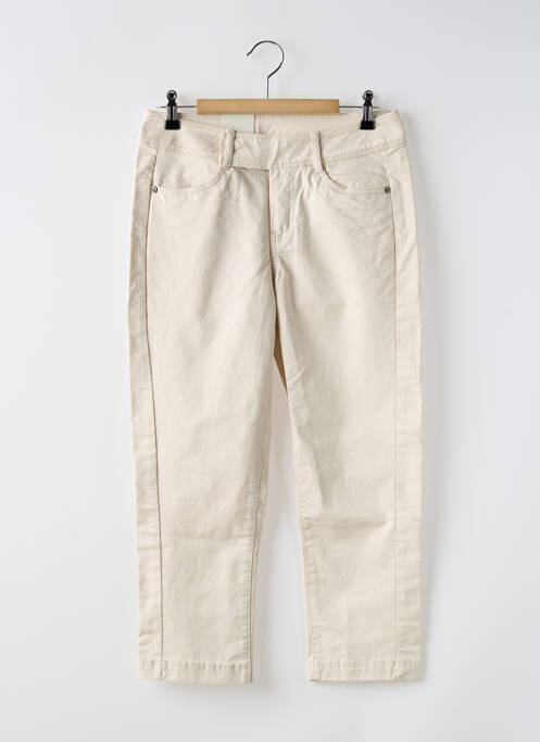 Pantacourt stretch taille basse beige FIRETRAP femme