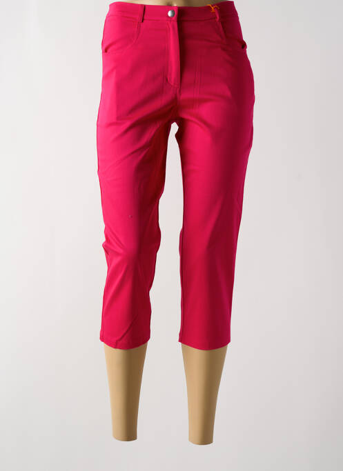 Pantacourt rose CHRISMAS'S pour femme