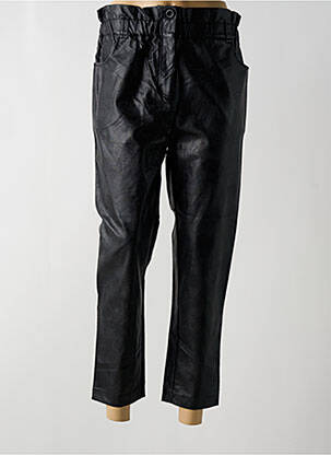 Pantalon 7/8 taille haute taille haute noir RINASCIMENTO femme