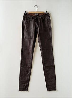 Jeans skinny taille normale taille normale marron fonce CIMARRON femme