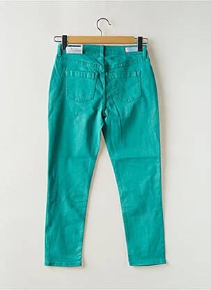 Pantalon 7/8 stretch taille normale vert STREET ONE femme