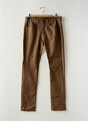 Pantalon slim marron PLACE DU JOUR pour femme seconde vue