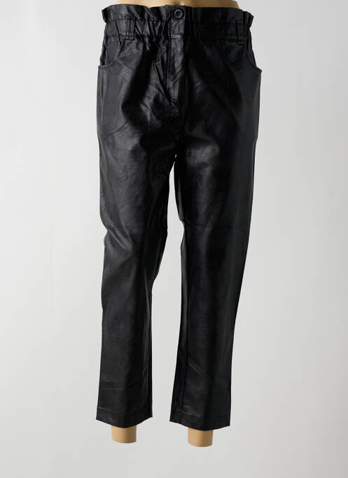 Pantalon 7/8 taille haute taille haute noir RINASCIMENTO femme