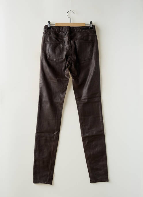 Jeans skinny marron fonce CIMARRON pour femme