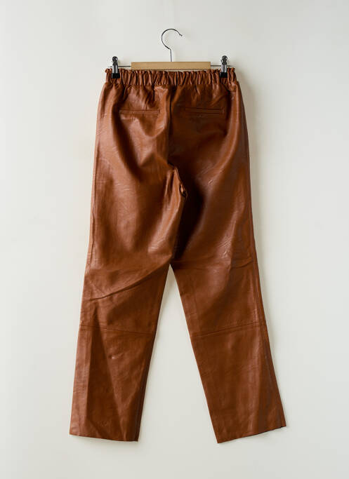 Pantalon 7/8 marron SCHOOL RAG pour femme