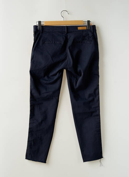 Pantalon chino bleu HAPPY pour femme