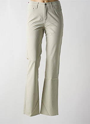 Pantalon slim taille haute taille haute gris KANOPE femme