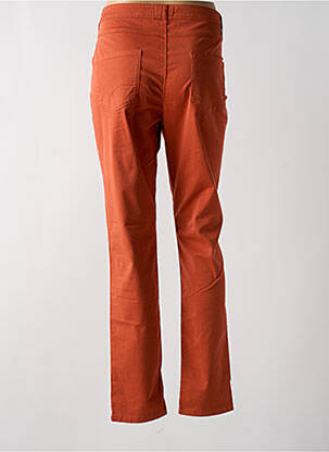 Jeans coupe slim stretch taille normale orange TBS femme