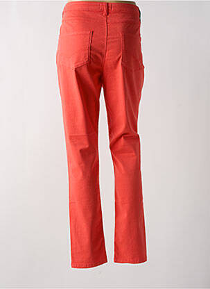 Jeans coupe slim stretch taille normale orange clair TBS femme