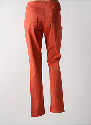 Jeans coupe slim stretch taille normale orange fonce TBS femme