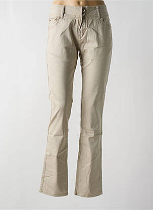 Jeans bootcut stretch taille basse gris ONADO femme