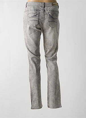 Jeans coupe slim stretch taille normale gris LES P'TITES BOMBES femme