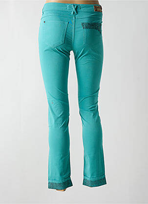 Pantalon slim taille basse taille basse bleu KANOPE femme