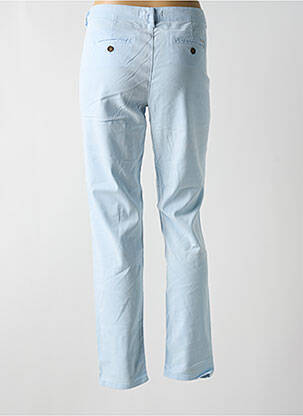 Pantalon chino tissage popeline taille normale bleu CIMARRON femme