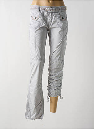 Pantalon slim taille basse taille basse gris MEXX femme