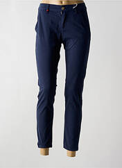 Pantalon chino bleu F.A.M. pour femme seconde vue