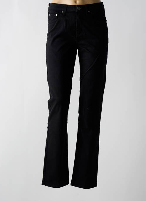 Jeans coupe slim stretch taille normale noir KANOPE femme