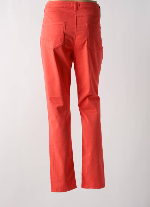 Jeans coupe slim orange clair TBS femme