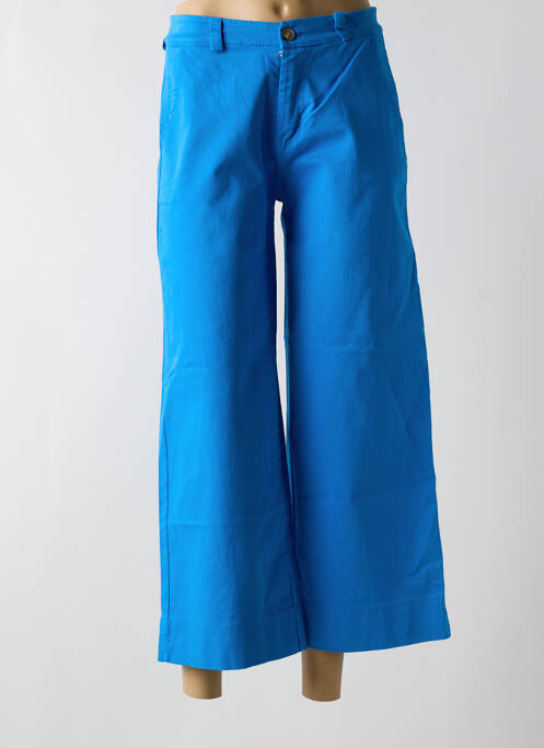Pantalon 7/8 bleu FARFALLA pour femme