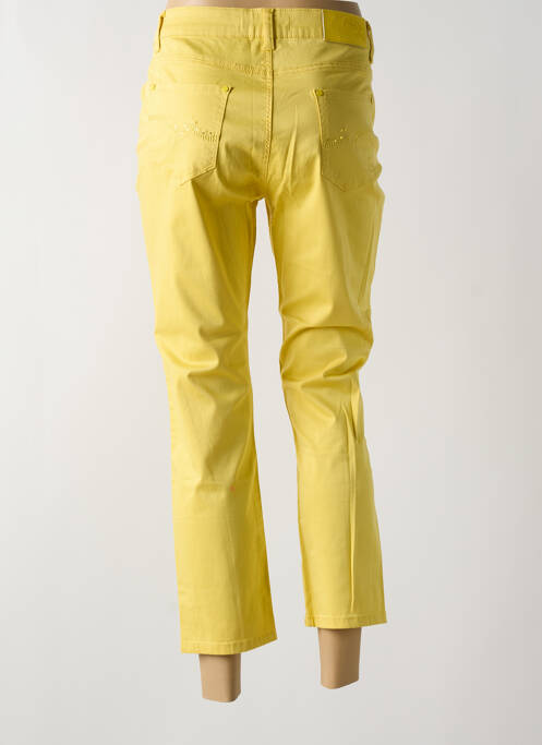Pantalon 7/8 jaune SOO pour femme