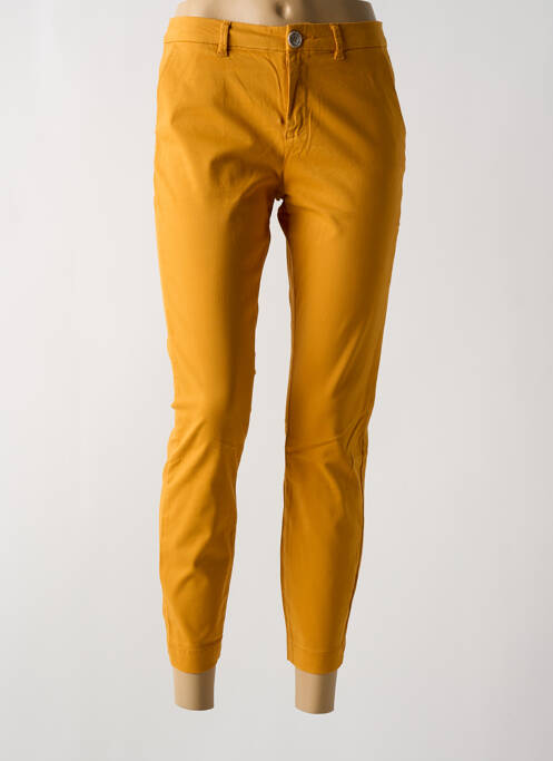 Pantalon chino jaune KANOPE pour femme