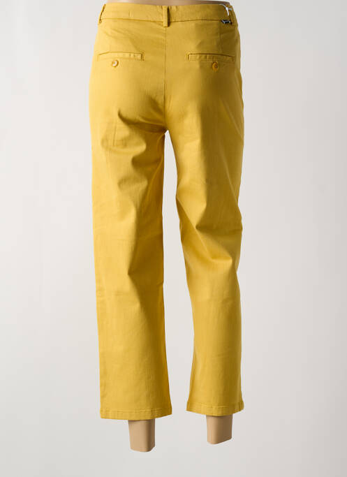 Pantalon chino jaune REIKO pour femme