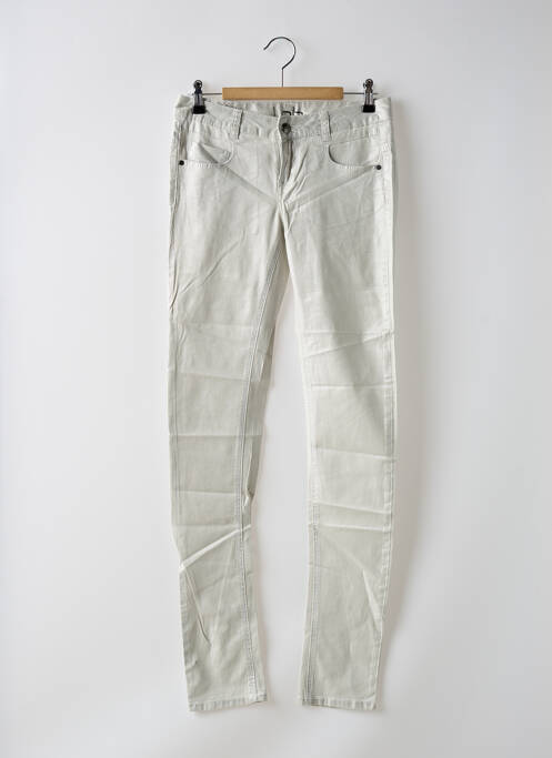 Pantalon slim argent LES P'TITES BOMBES pour femme