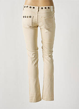 Jeans coupe slim taille basse taille basse beige SCHOOL RAG femme