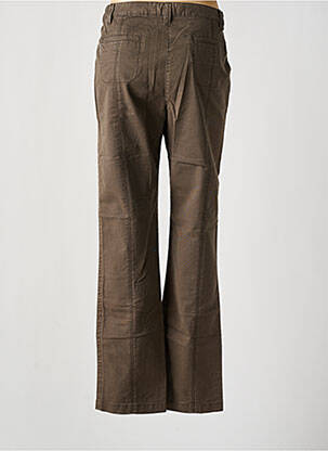 Pantalon droit stretch taille normale marron MAT DE MISAINE femme