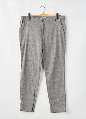 Pantalon 7/8 stretch taille normale gris LUIZACCO femme