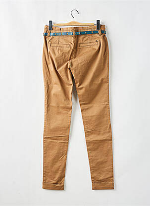 Pantalon chino tissage popeline taille normale marron MEXX femme
