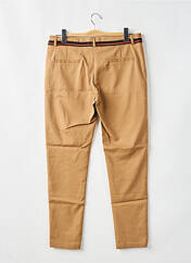 Pantalon chino marron LAURA JO pour femme seconde vue