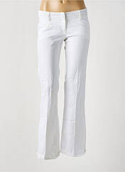 Pantalon flare blanc LES P'TITES BOMBES pour femme seconde vue