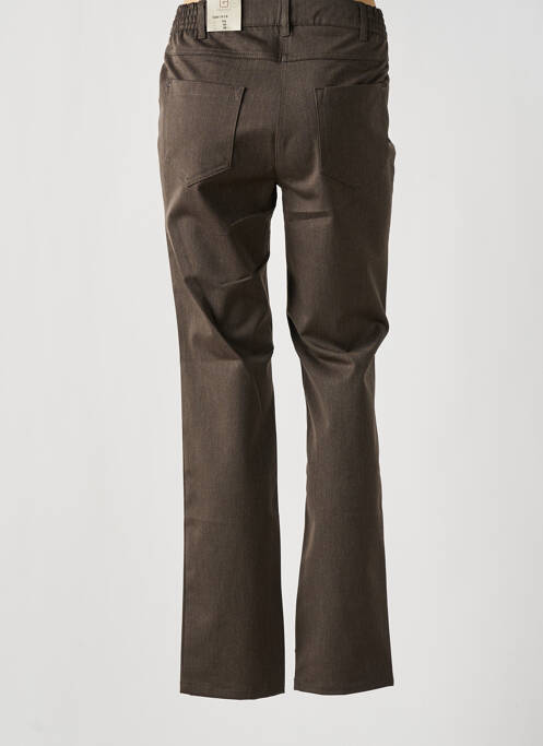 Pantalon slim taille élastique taille normale marron GERKE MY PANTS femme
