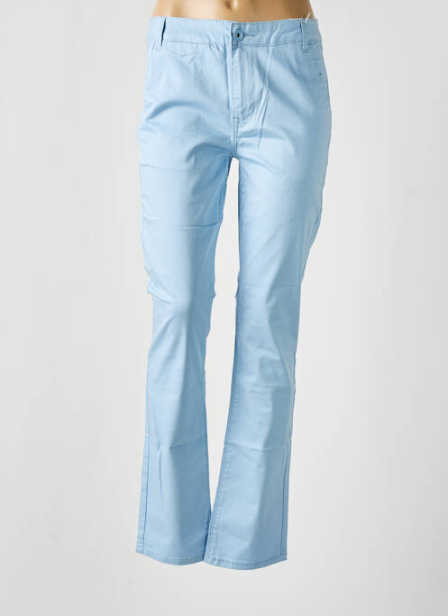 Pantalon chino bleu KY CREATION pour femme