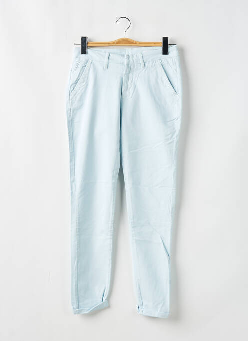 Pantalon chino bleu REIKO pour femme