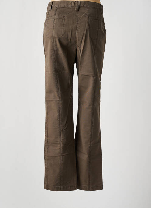Pantalon droit marron MAT DE MISAINE pour femme