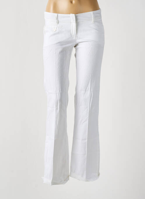 Pantalon flare blanc LES P'TITES BOMBES pour femme