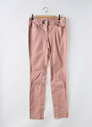 Pantalon slim stretch taille normale rose LPB femme