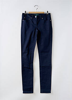 Pantalon slim stretch taille normale bleu LPB femme