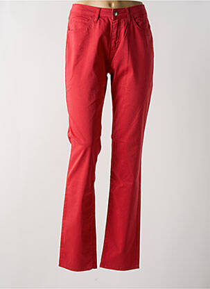 Pantalon slim stretch taille normale rouge KANOPE femme