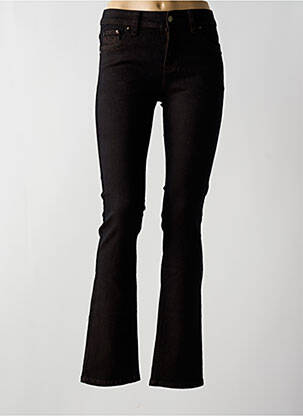Pantalon droit stretch taille normale marron ONADO femme