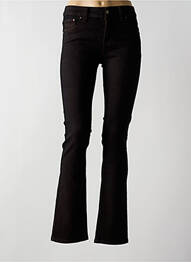 Pantalon droit stretch taille normale marron ONADO femme