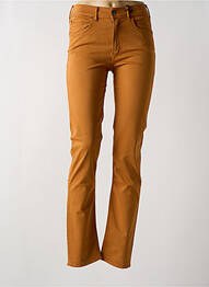 Pantalon slim stretch taille normale jaune CIMARRON femme