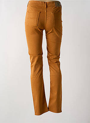 Pantalon slim stretch taille normale jaune CIMARRON femme