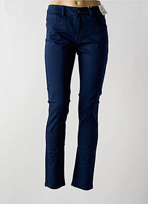 Pantalon slim stretch taille normale bleu KY CREATION femme